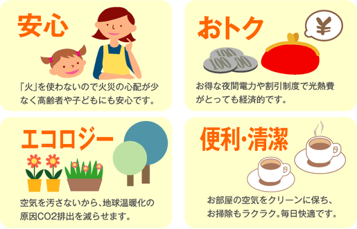 オール電化のいいことあれこれ